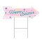 Signmission Happy Easter 2 Arrow Yard Sign Funny Home Decor 36in Wide C-ARROW12-999832 - alternate 1